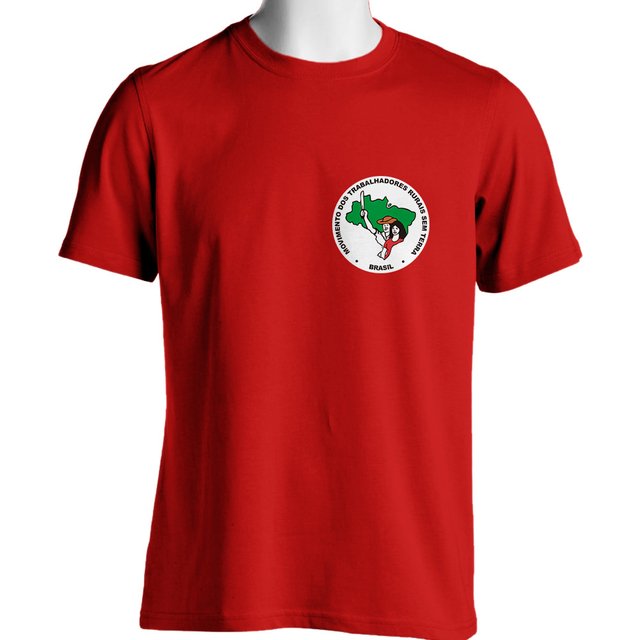 Camiseta Vermelha MST Logo Pequeno