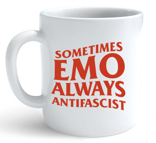 Bloco Emo (Caneca): Sometimes Emo Always Antifascist
