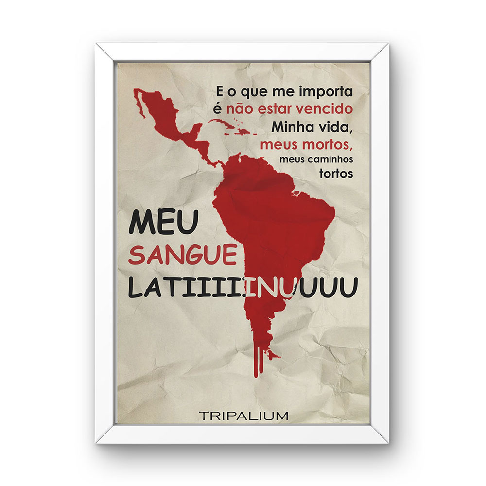 Quadro Sangue Latino