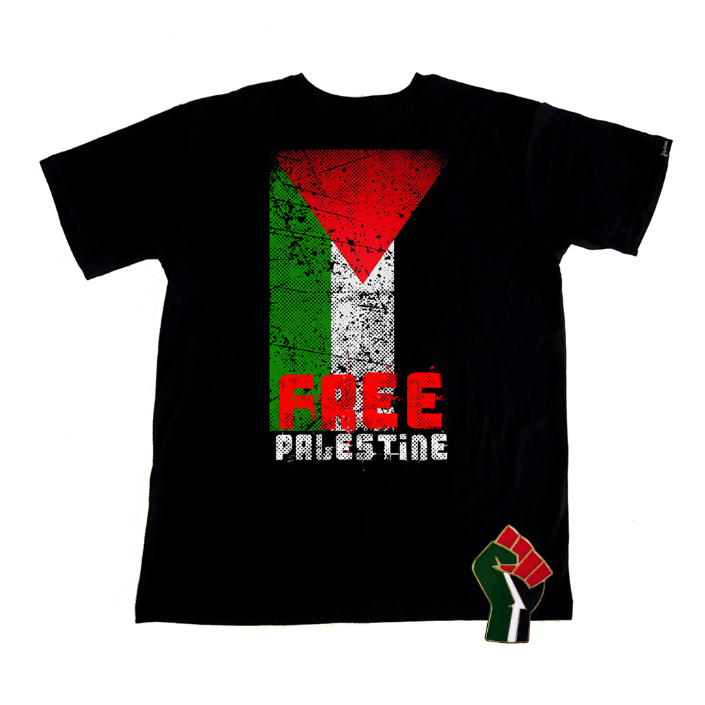Kit Camiseta Palestina + Pin