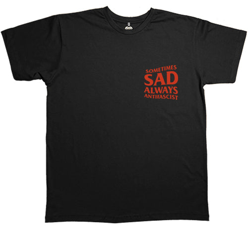 Bloco Emo (Camiseta): Sometimes Sad Always Antifascist