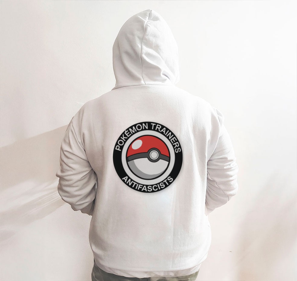 Moletom com capuz Treinadores Pokemon Antifascistas