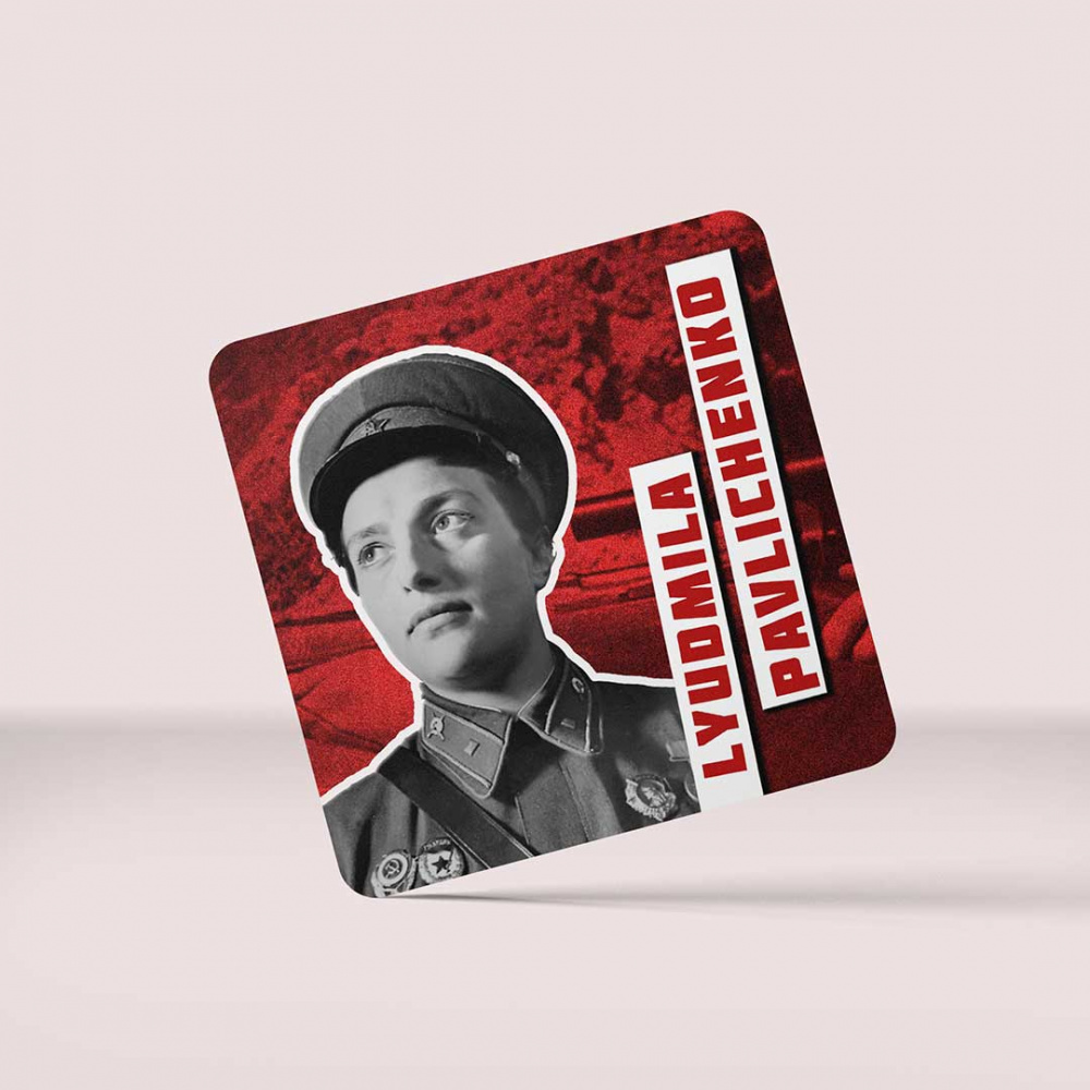 Porta Copos: Lyudmila Pavlichenko