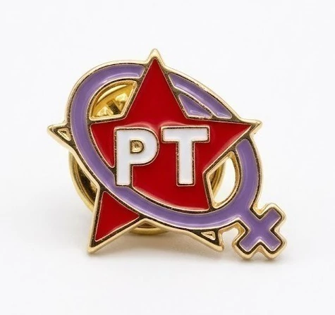 Pin: Elas no PT, Nossa Força Vermelha.