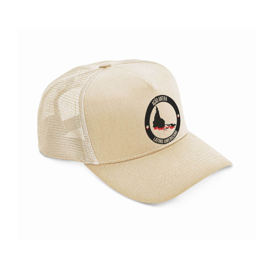 Boné trucker Ação antifa Latino