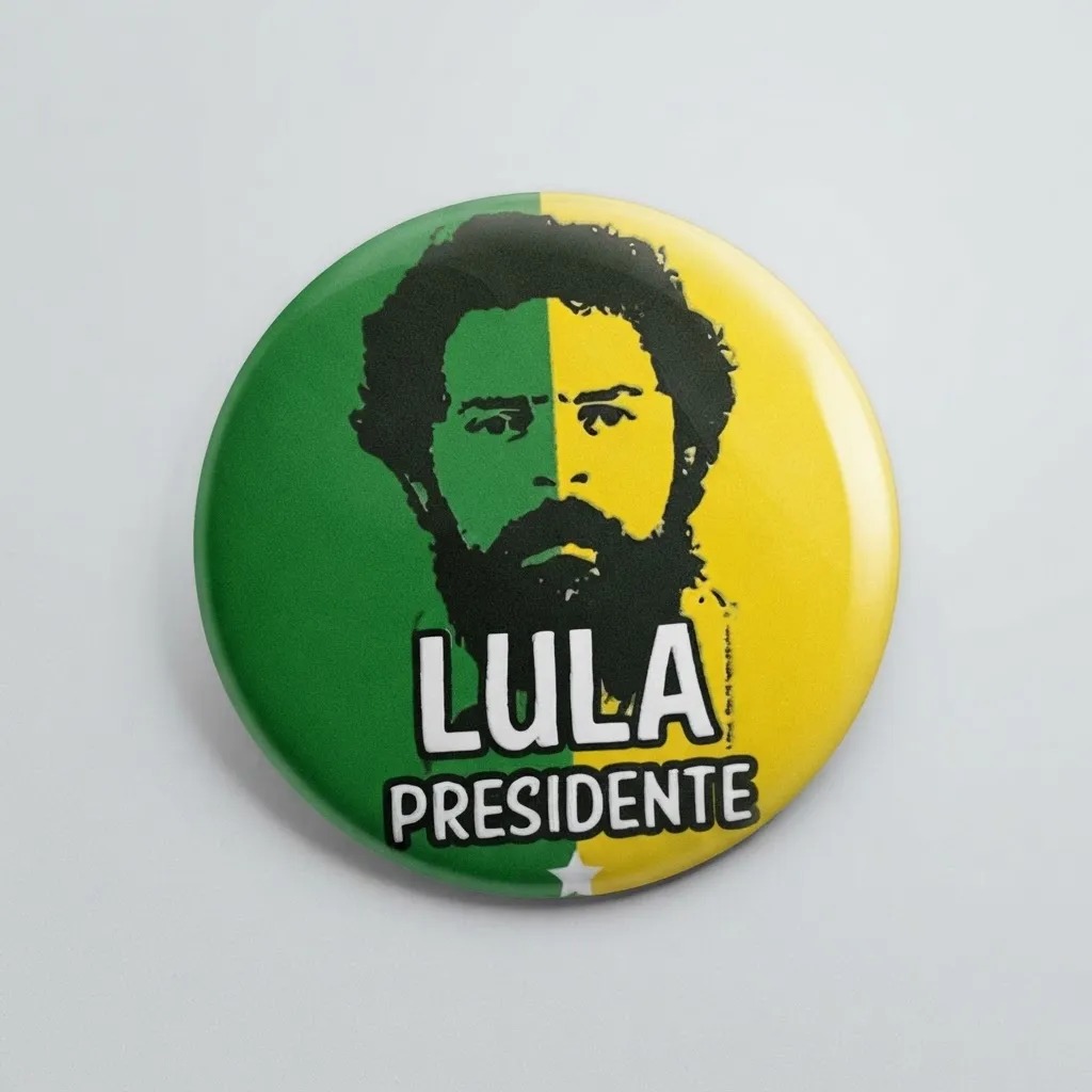 Broche Lula Frente Democrática Popular