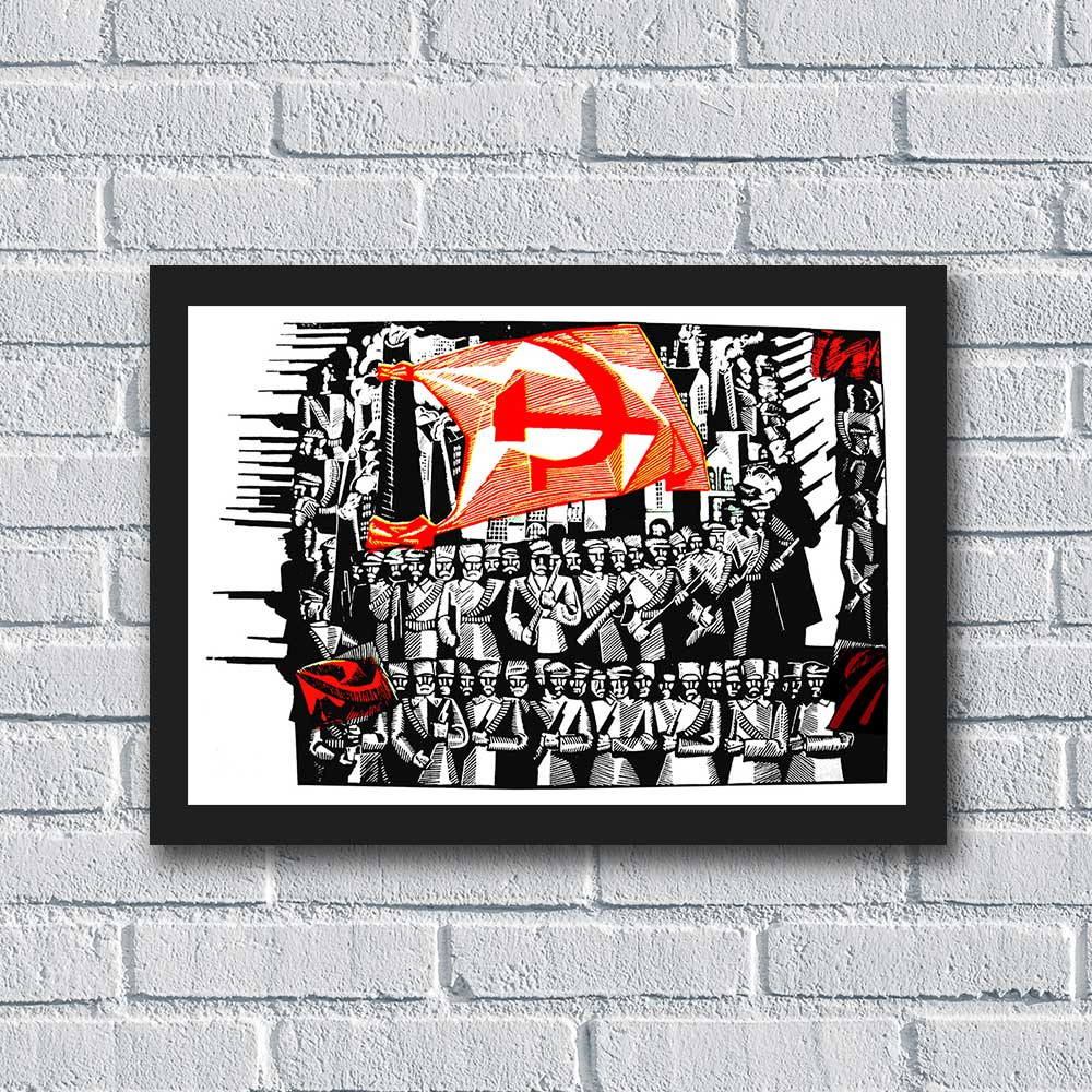 Quadro Revolução de Outubro Modelo 03
