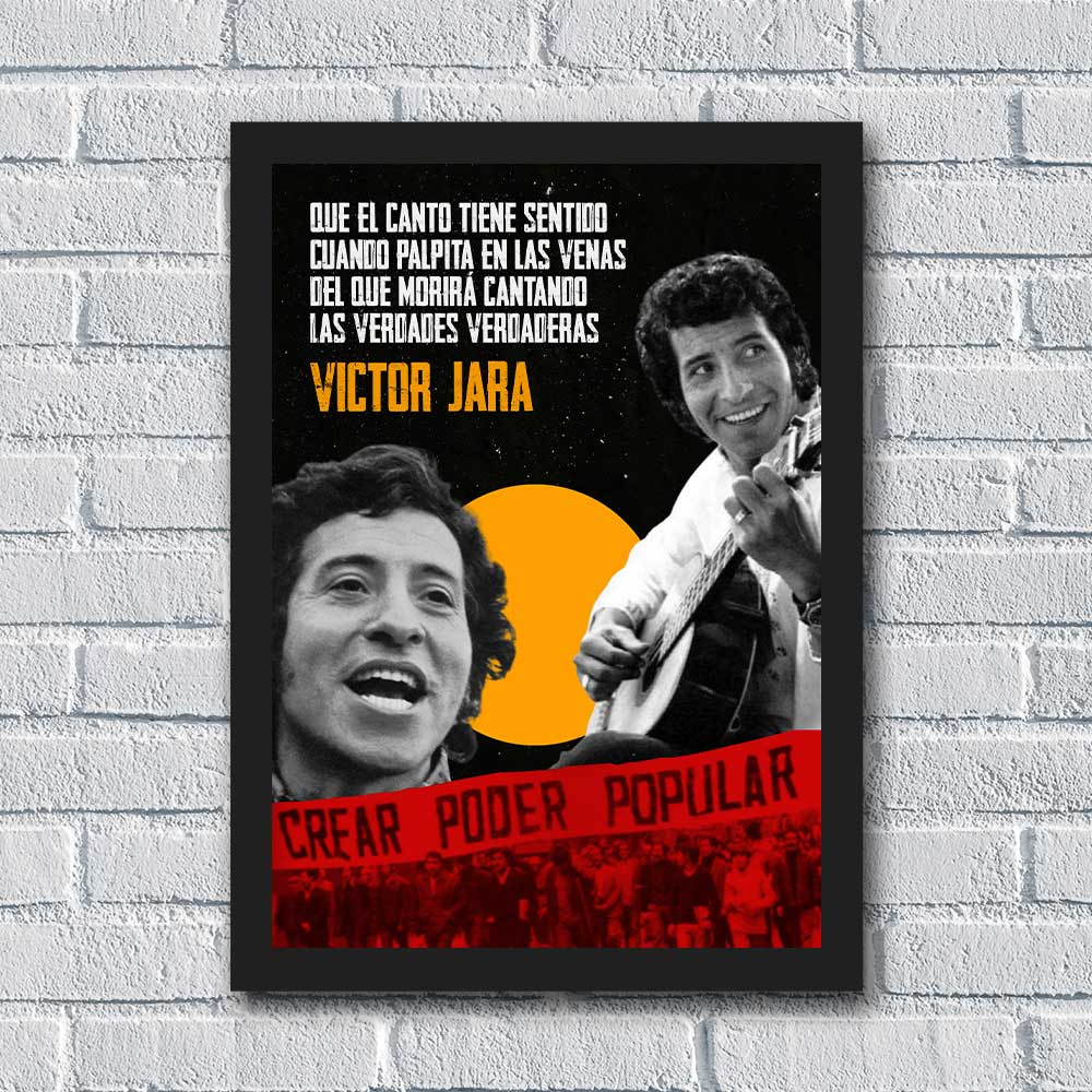 Quadro Victor Jara: Crear Poder Popular
