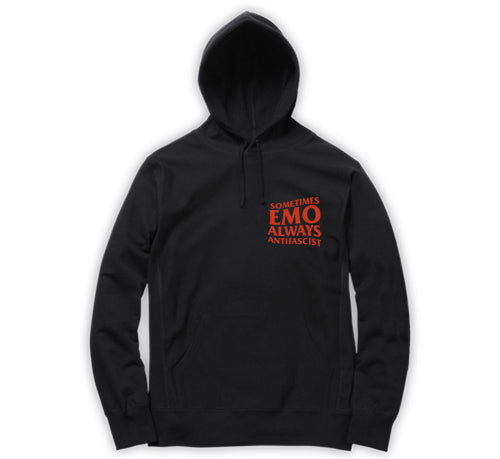 Bloco Emo (Moletom): Sometimes Emo Always Antifascist