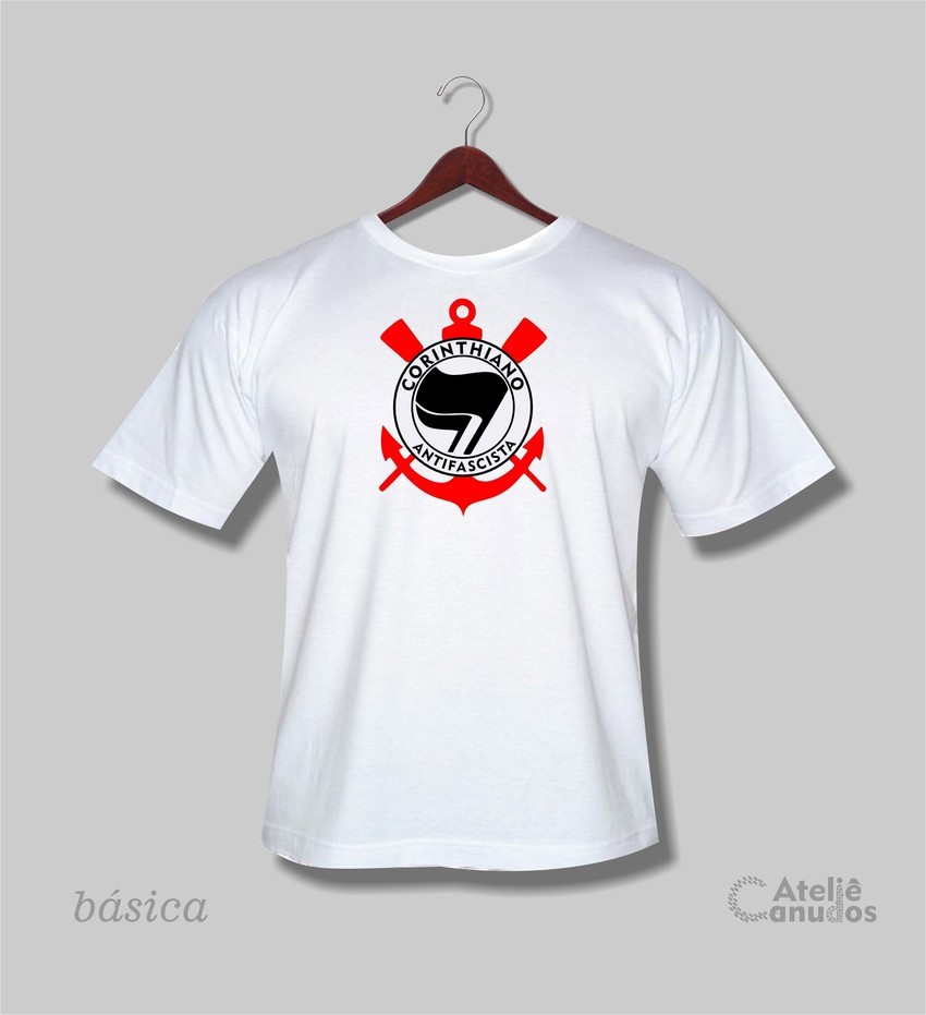 Camiseta Corinthiano Antifascista