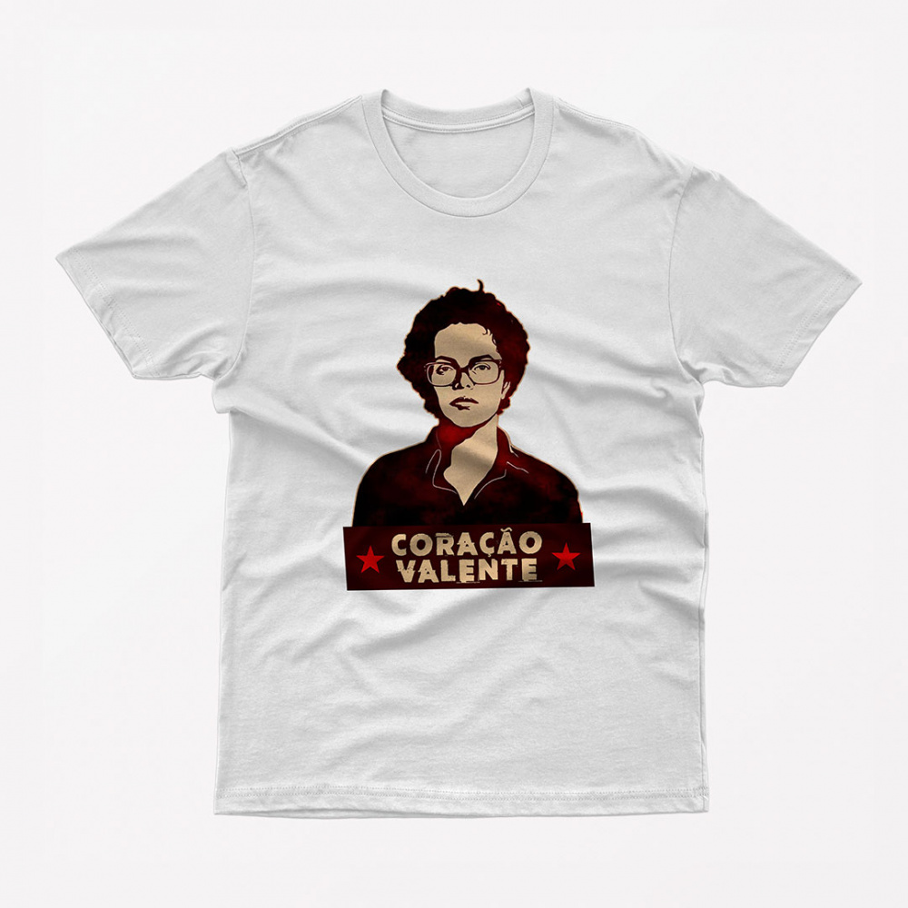 Camiseta Dilma Coração Valente