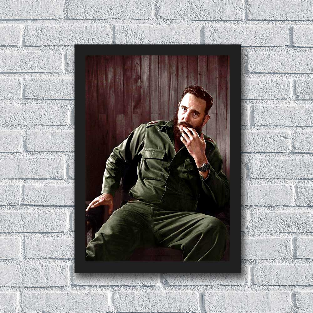 Quadro Cuba Fidel Castro Modelo 4