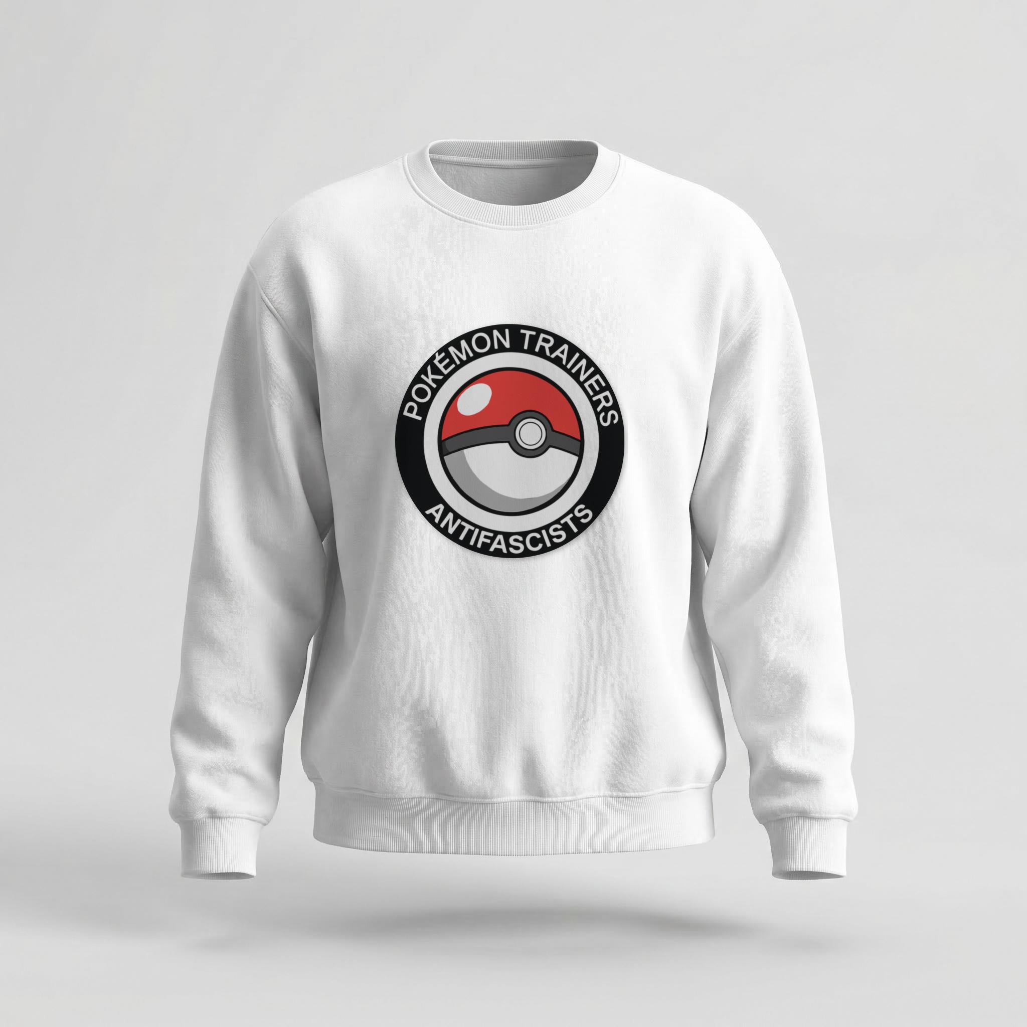 Blusa moletom careca Treinadores Pokemon Antifascistas