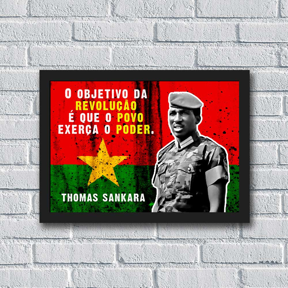 Quadro Thomas Sankara Burkina Faso Modelo 4