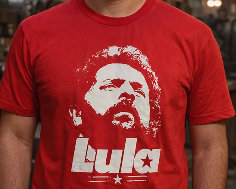 Camiseta Lula Rosto Eleição