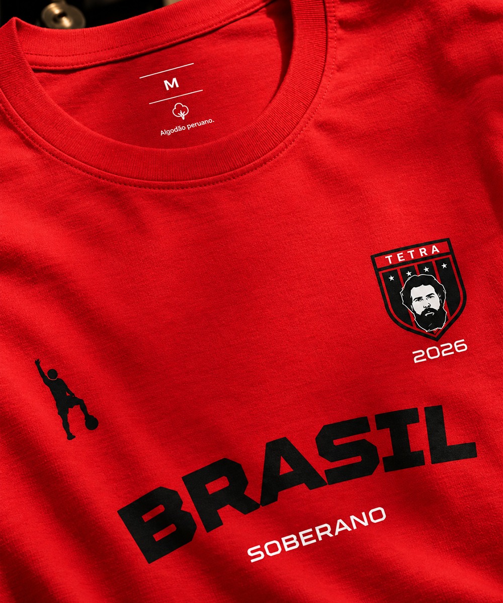 Camiseta Time do Lula Brasil Soberano