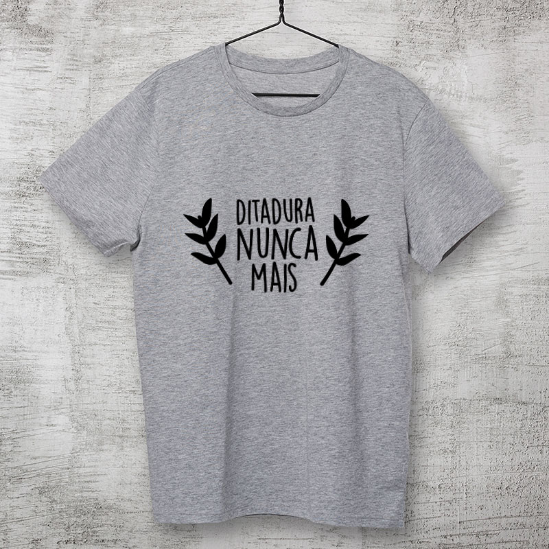 Camiseta Oversized Ditadura nunca mais, Nova versão