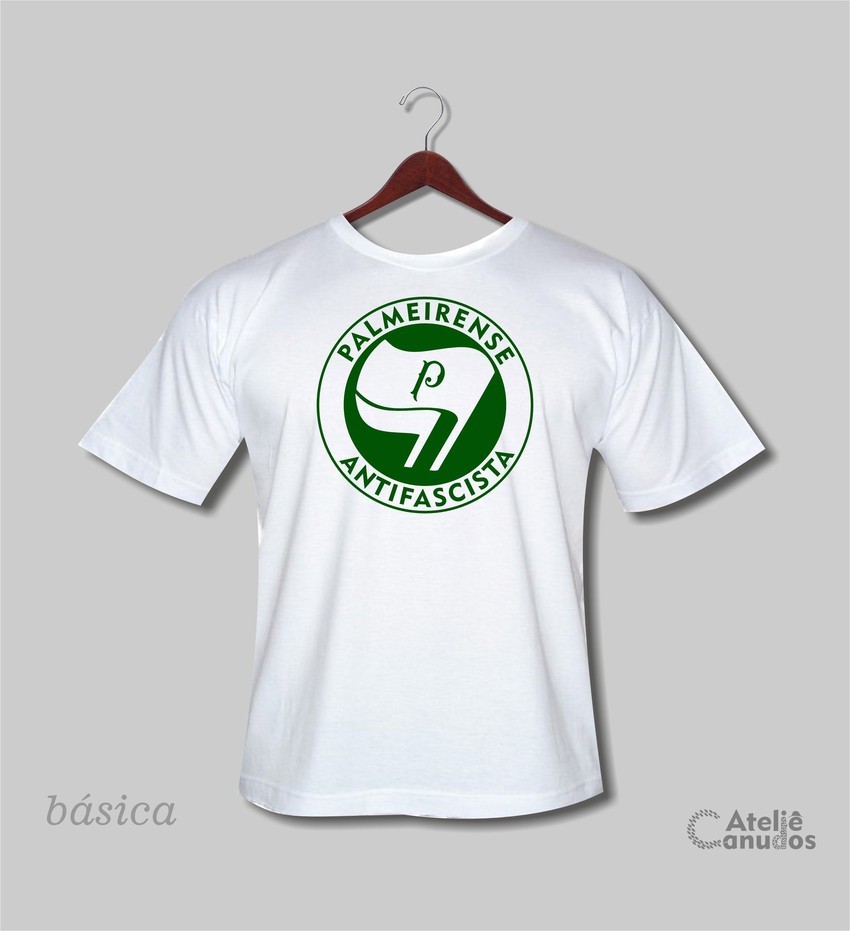 Camiseta Palmeirense Antifascista: vários modelos