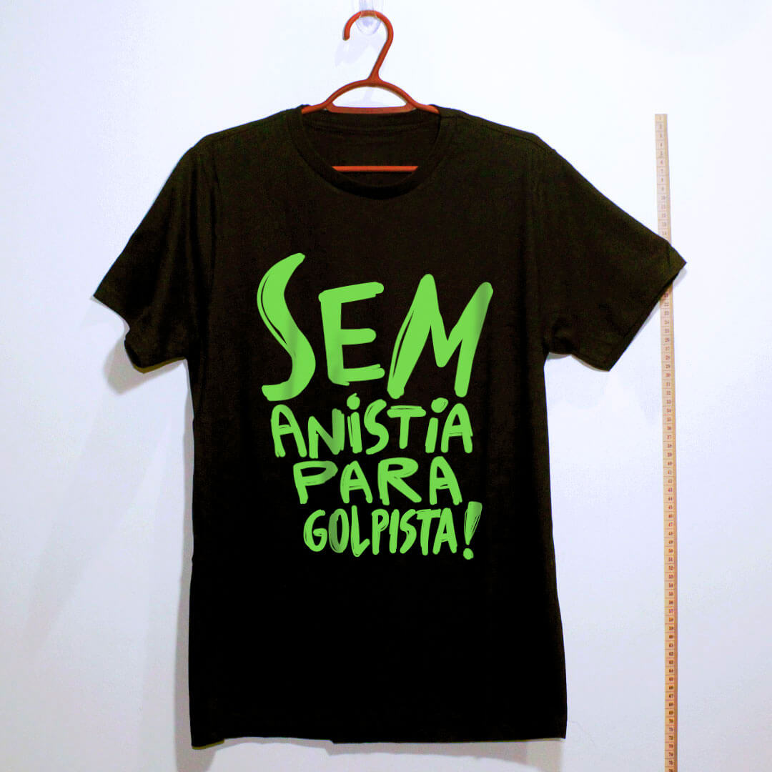 Camiseta de algodão Sem Anistia