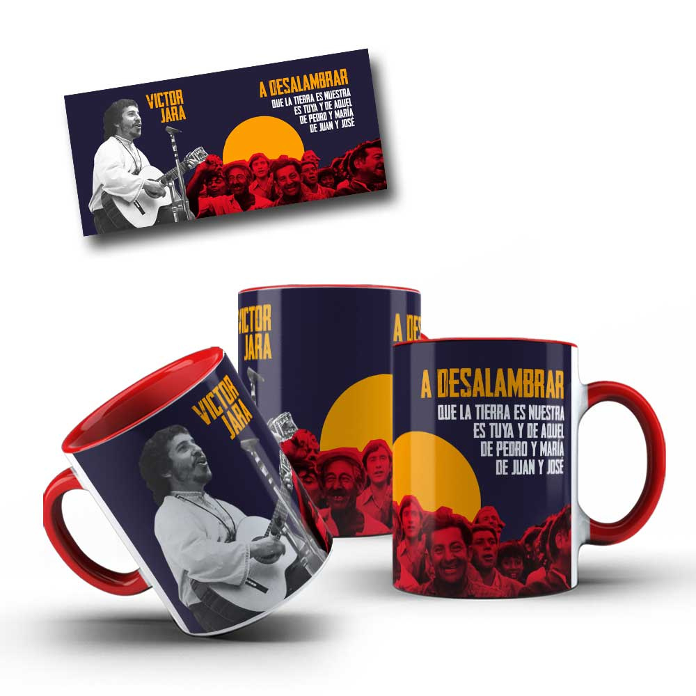 Caneca Victor Jara: A Desalambrar