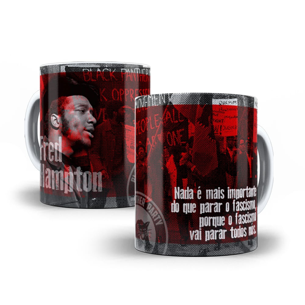 Caneca Panteras Negras: Fred Hampton