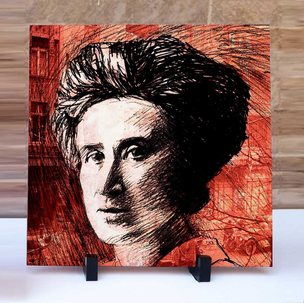 Azulejo Rosa Luxemburgo Modelo 01