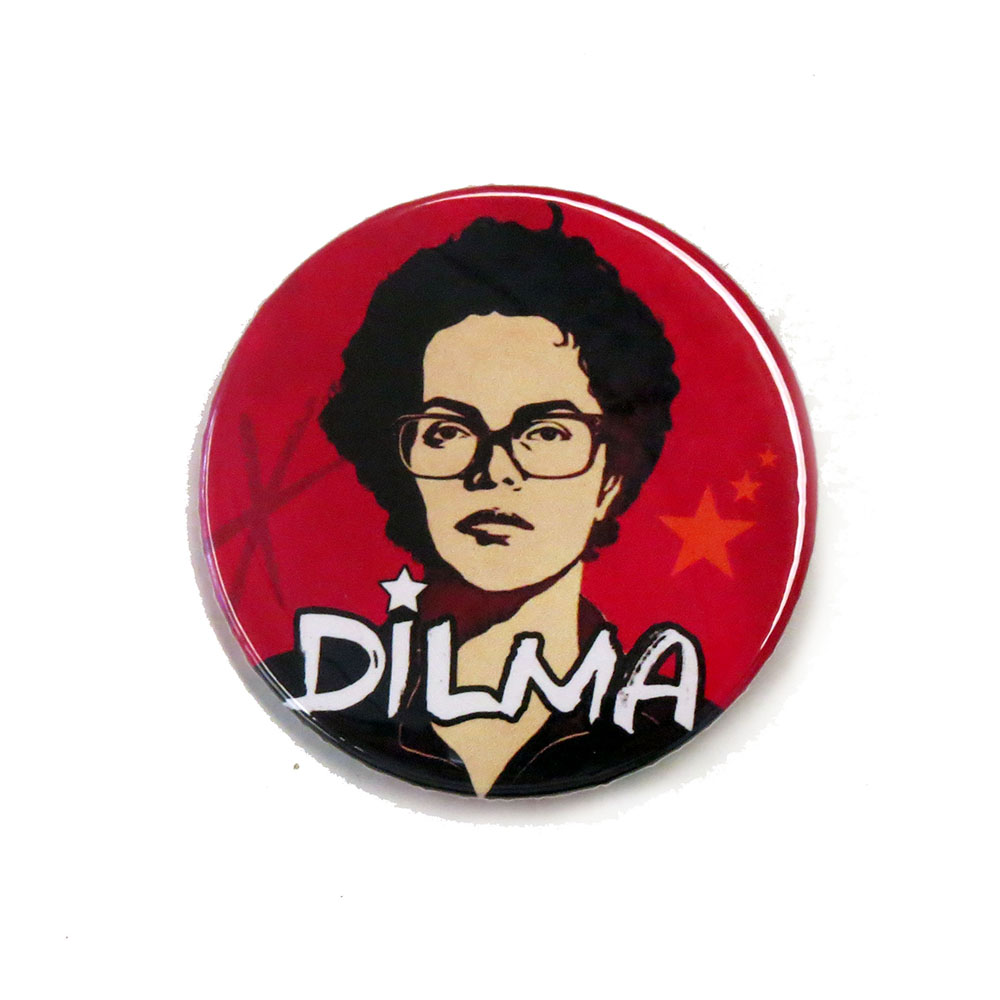 Botton Dilma Coração Valente