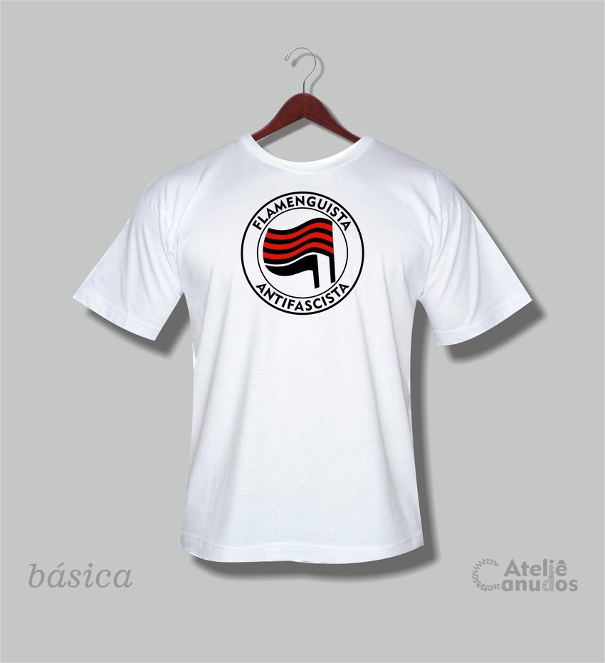 Camiseta Flamenguista Antifascista: vários modelos