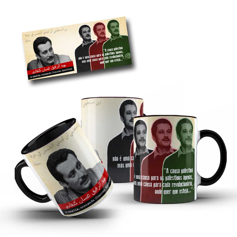 Caneca Ghassan Kanafani Palestina