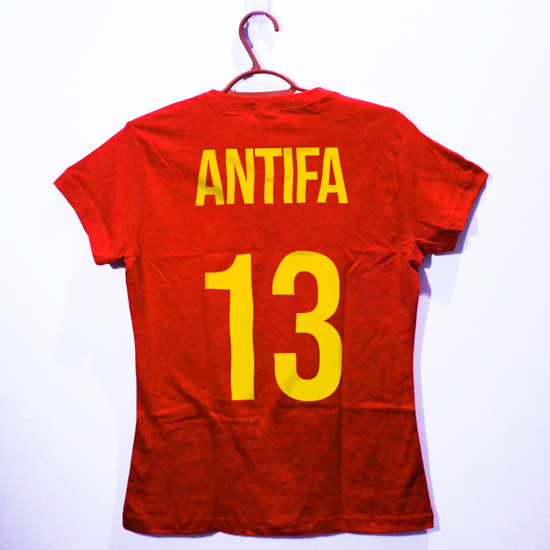 Camiseta infantil Seleção Antifa